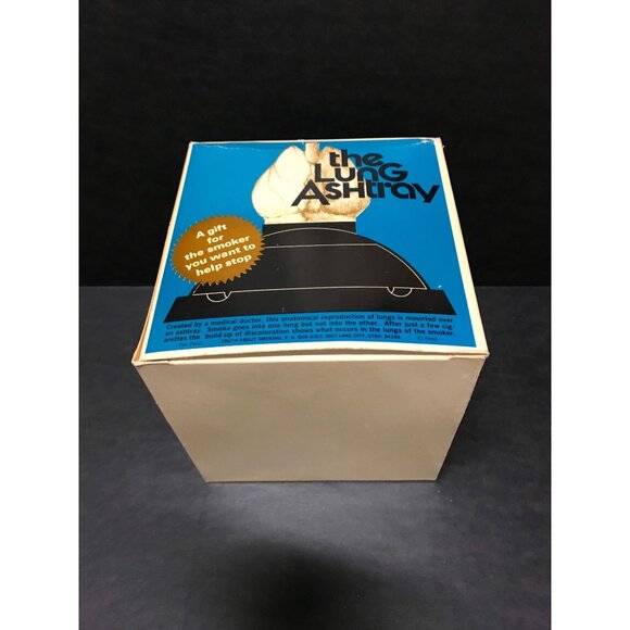Vintage 1960's "The Lung Ashtray" NIB "Truth About Smoking" A Gift For The Smoke - Picture 6 of 8